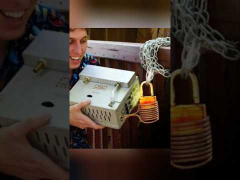 Padlock vs Induction heater.