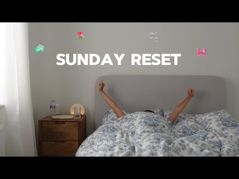 SUNDAY RESET ROUTINE 🧼🎀🫧🌷 CLEANING | SKINCARE | EVERYTHING SHOWER