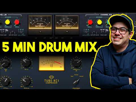 Can You Get a Perfect Drum Mix in 5 Minutes? | @spinlightstudios