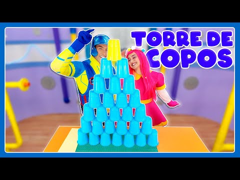 Torre de copos | Brincadeiras para crianças | Mundo de Kaboo