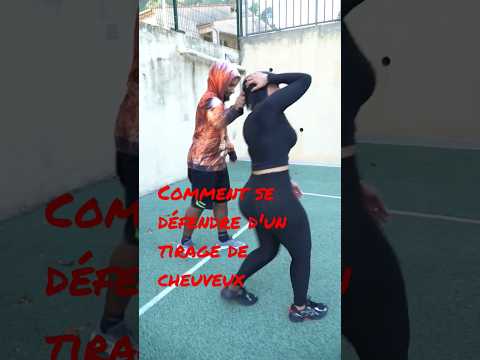 Comment te défendre d'un tirage de cheveux ft Nadine #selfdefense #shortyoutube #youtubeshorts