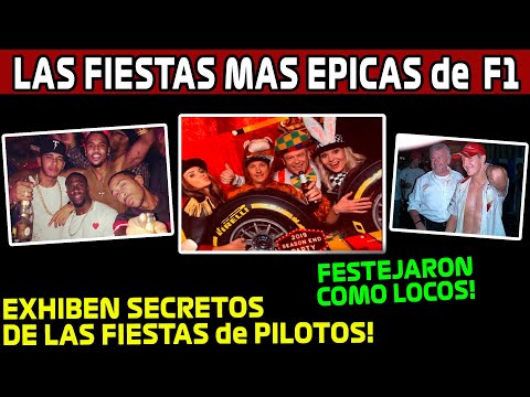 EXHIBEN SECRETOS de FIESTAS de PILOTOS DE F1!! RAIKKONEN, HAMILTON y SCHUMACHER LAS MEJORES FIESTAS!