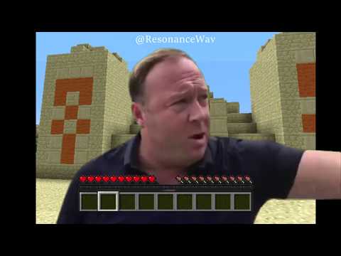 Alex Jones goes after Lightskinmonte in Minecraft