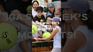 IGA SWIATEK’S FAN MOMENTS AFTER R32 MATCH WIN AT CHINQ OPEN 2025  #igaswiatek #chinaopen2025