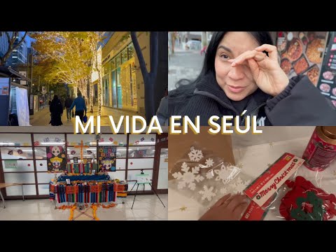 Vlog 🇰🇷 ya me estoy congelando 🥶 y fui a una prepa coreana 😱 el chisme