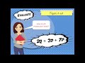 Exploring Algebra Vocabulary: Evaluating Expressions