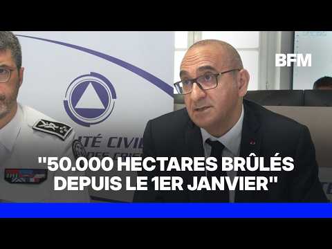 Laurent Nuñez fait le point sur les "quatre incendies les plus significatifs" en cours