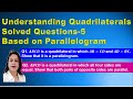Properties and Proofs of Quadrilaterals