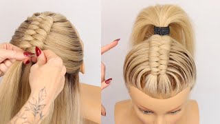 Infinity Braid Ponytail 