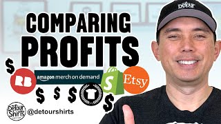 I Compared POD Sites... Here's What You Actually Make Per Sale