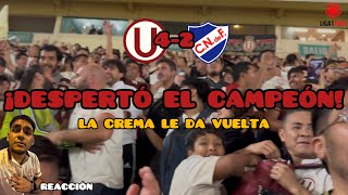 DESDE LA TRIBUNA | Universitario 4 vs 2 Nacional | reacción | fecha 3 Copa Libertadores