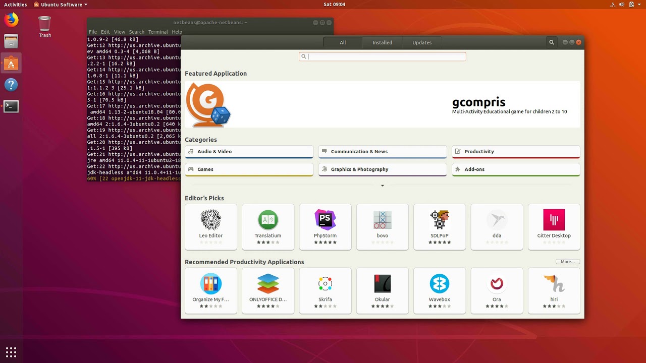 ubuntu installing netbeans