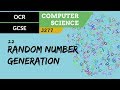 Random Number Generation Concepts