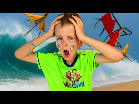 😲 VACANȚĂ STRICATĂ 🌪️ FURTUNĂ în GRECIA 🔴 MATEI singur pe PLAJĂ 🌊