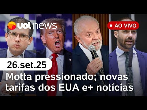 Trump anuncia novas tarifas; Netanyahu vaiado na ONU; caso Eduardo; PEC da Blindagem pressiona Motta