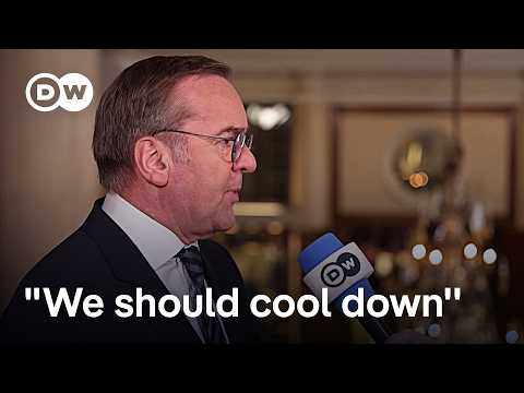 "The US will do less and we have to do more" German Defense Minister Pistorius | DW News
