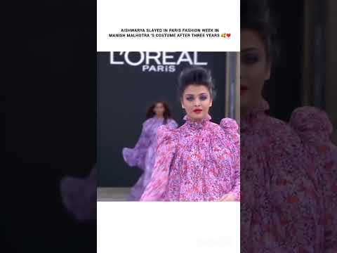 Aishwarya rai in Paris fashion week #aishwaryarai #parisfashionweek #bollywood #shorts