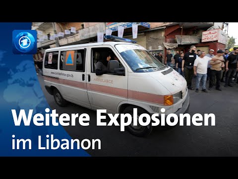 Erneute Vorfälle im Libanon: Walkie-Talkies von Hisbollah-Mitgliedern explodieren