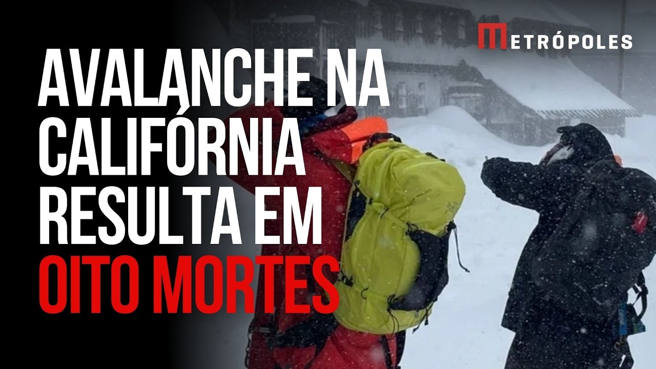 Oito esquiadores são encontrados mortos após avalanche na Califórnia