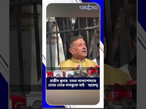 রাজীব কুমার, মমতা বন্দ্যোপাধ্যায় চোরে চোরে মাসতুতো ভাই : শুভেন্দু অধিকারী