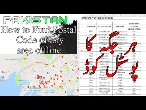 Karachi Postal Code Map