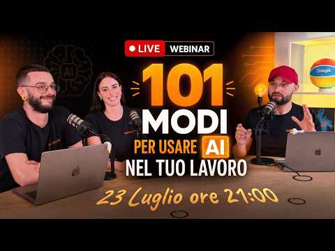 Webinar "101 modi per usare l'AI nel tuo lavoro" | Maiker Hub | 23 Luglio LIVE hqdefault