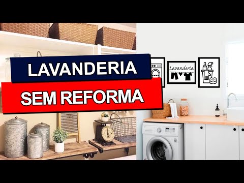 5 mudanças de LAVANDERIA SEM REFORMA