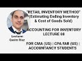 Retail Inventory Method Concepts
