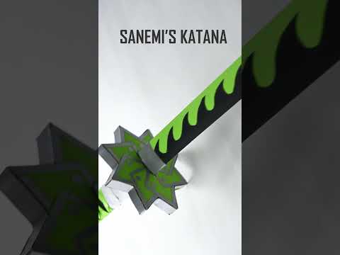 SANEMI’S KATANA #easyorigami #demonslayer