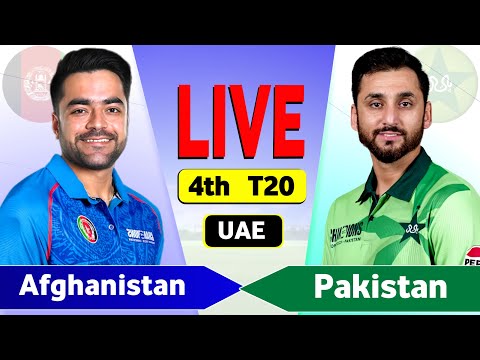 Pakistan vs Afghanistan 4th T20 Match | PAK vs AFG  Live Scores & Commentary