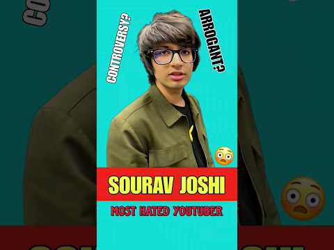 Why is Sourav Joshi HATED #shorts