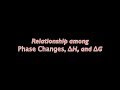 Thermodynamics and Phase Changes