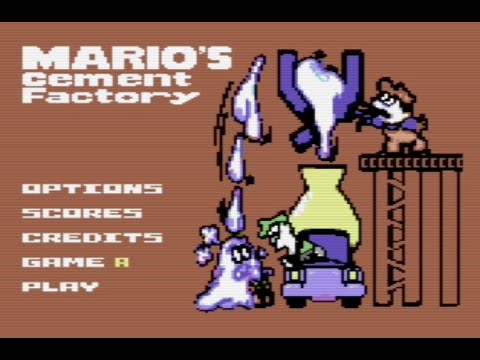 RETROJuegos Homebrew - Mario's Cement Factory © 2020 Hayesmaker64 - Commodore 64