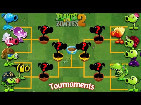 Pvz 2 Tournament 16 PEA Plants - Who Will Win? - Pvz 2 Plant vs Plant