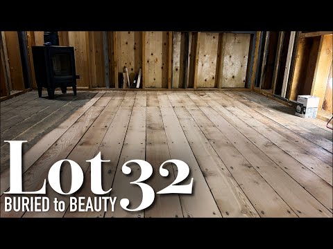 Abandoned Hoarder House Renovation.  Incredible Wood Floor Discovery at Lot 32.