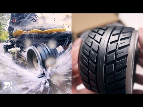 A New Kind of Rain Tire for Electric Skateboards