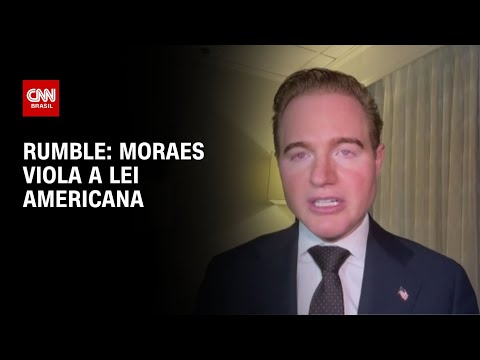 ​Alexandre de Moraes viola a lei americana, diz advogado da Rumble | LIVE CNN