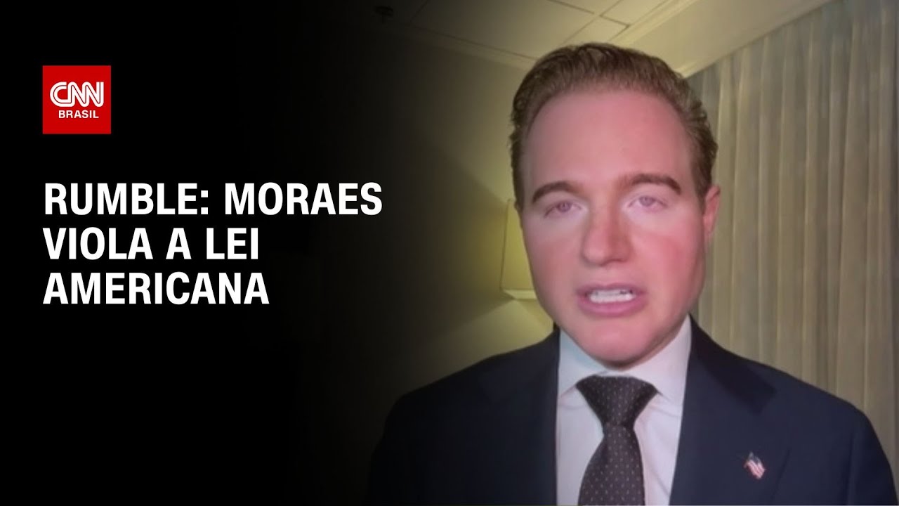 Alexandre de Moraes viola a lei americana diz advogado da Rumble | LIVE CNN