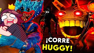 HUGGY SE ENFRENTA A LAS ENTIDADES DE DOORS😨​💀​ | Fabitoh Reacciona a Poppy playtime X DOORS