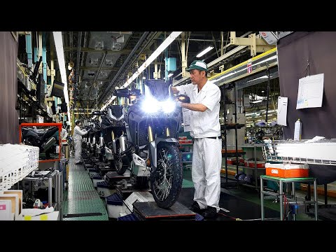 (How a motorcycle is made) Honda Kumamoto Factory tour in Japan