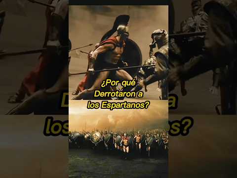 ¿por qué DERROTARON a los ESPARTANOS? Eran realmente fuertes o solo es mito de Hollywood? 😱