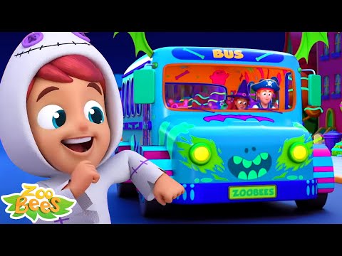 Halloween Wheels On The Bus : Fun Adventure Rhyme for Babies