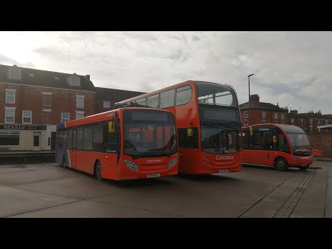 Buses at Grantham Bus Station (04 & 06/01/2023)