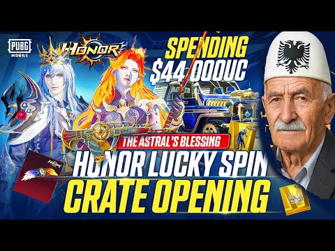 100.000 UC MAXED ASTRAL HONOR ULTIMATE SPIN & M24! PUBG MOBILE