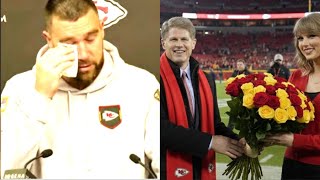 Travis Kelce Gets Emotional After Finish Career Definer Meeting With Chiefs Owner With Taylor Swift
