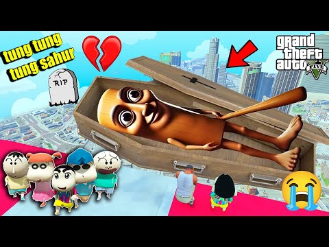 Tung Tung Tung Sahur Died But Who Killed ? Franklin Find In GTA 5 ! | GTA 5 AVENGERS Emotional Video