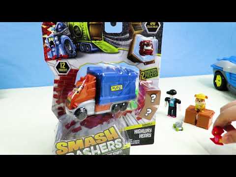 Unpacking Smash Crashers toy trucks series 1 Shawn Channel