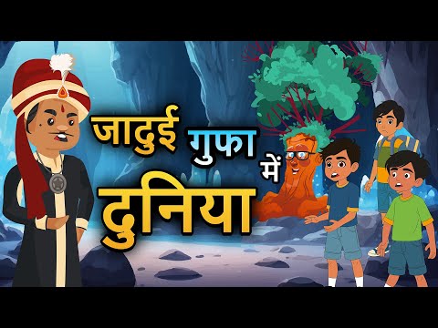 जादुई गुफा में दुनिया | Hindi Moral Story | Spiritual TV #cartoon