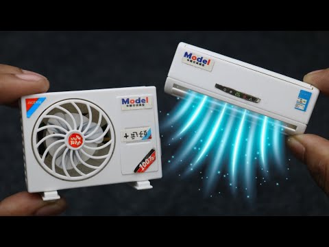 Model Miniature Air Conditioner Unboxing & Test Video || Best Gadgets Mini AC