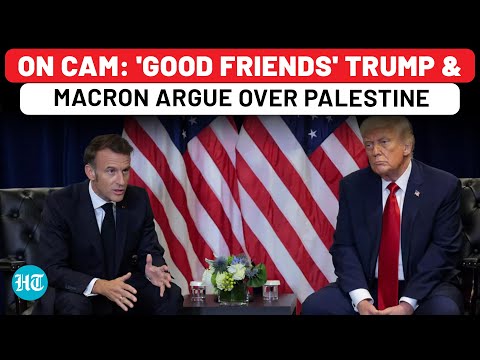 Trump Says France's Palestine Move Honours Hamas, Macron Retorts; Full Argument In Front Of Press